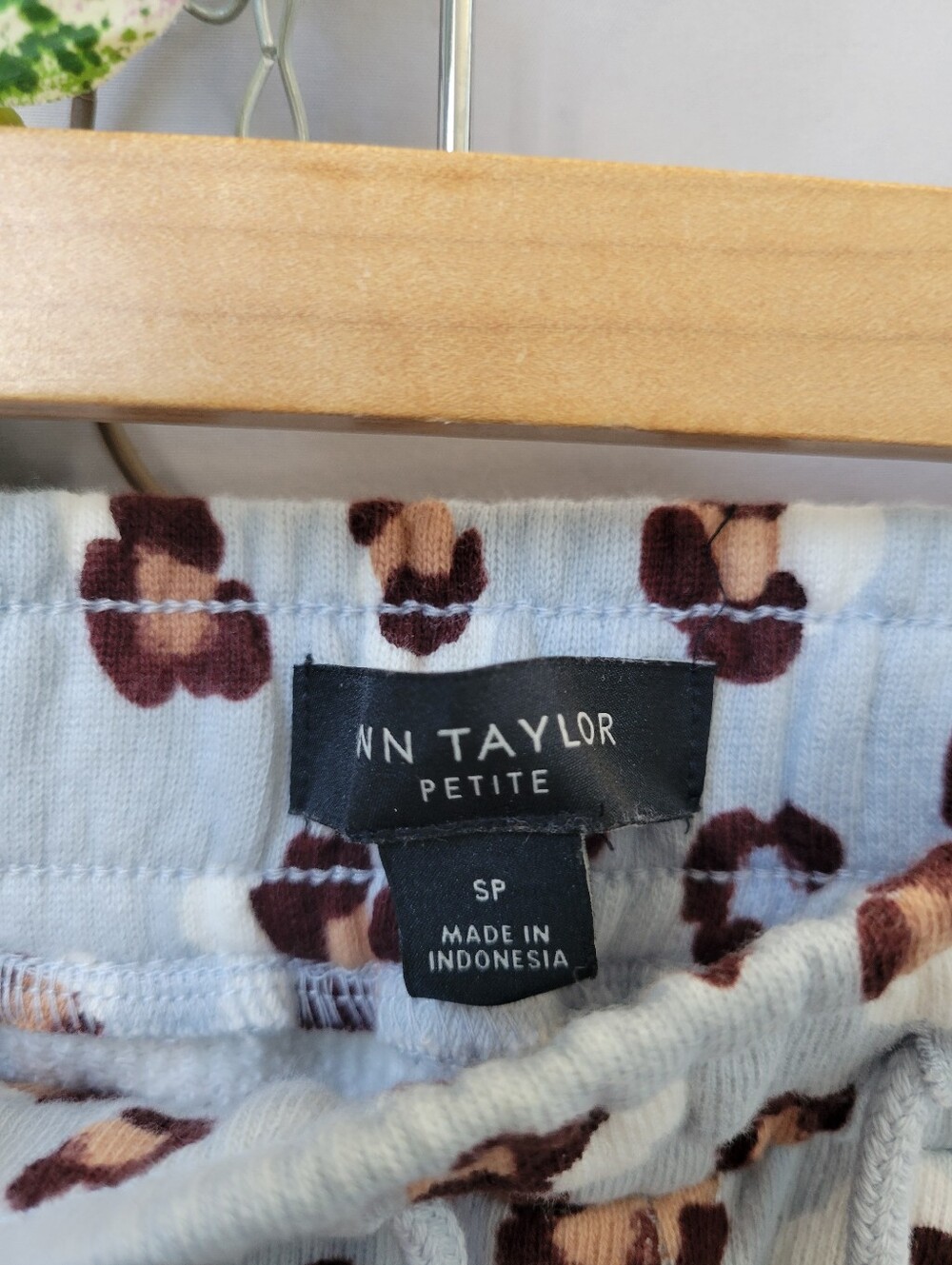 Ann Taylor Leopard Print Lounge Jogger Sweatpant Petite S - Picture 10 of 11